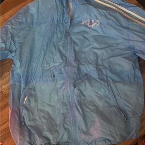 Blue Windbreaker Jacket for Men